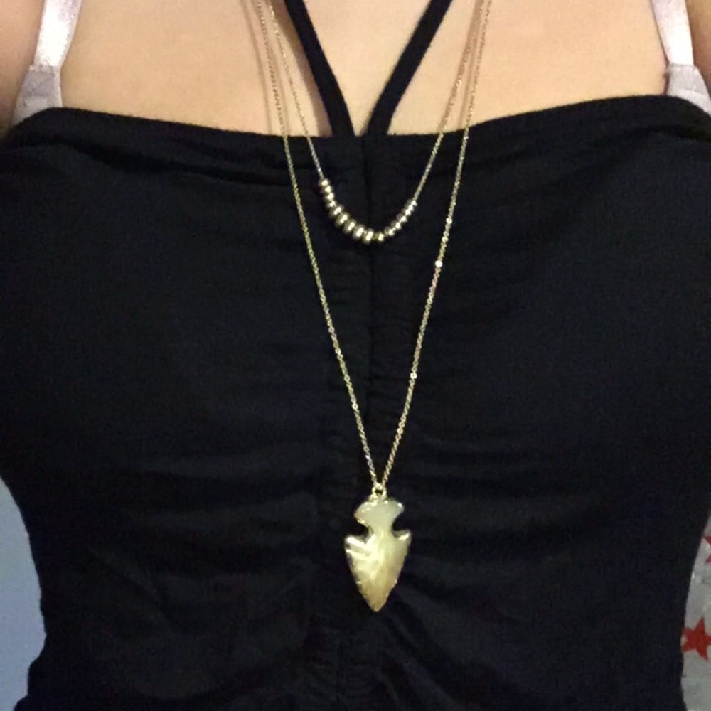 Gold Arrowhead Necklace